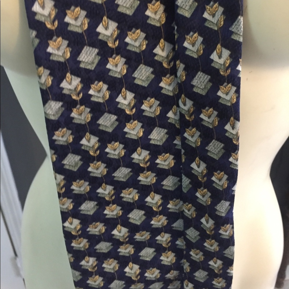 Fraser steen ermenegildo zegna vintage tie navy - Picture 2 of 4